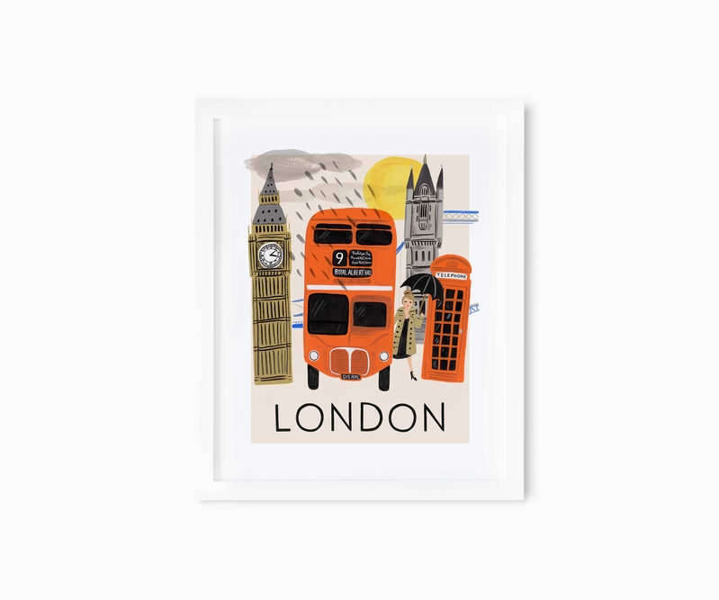 Travel London Art Print | Rifle Paper Co.