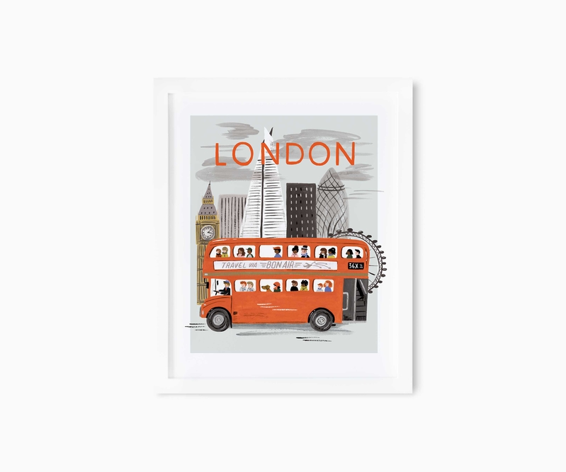 London World Traveler Art Print | Rifle Paper Co.