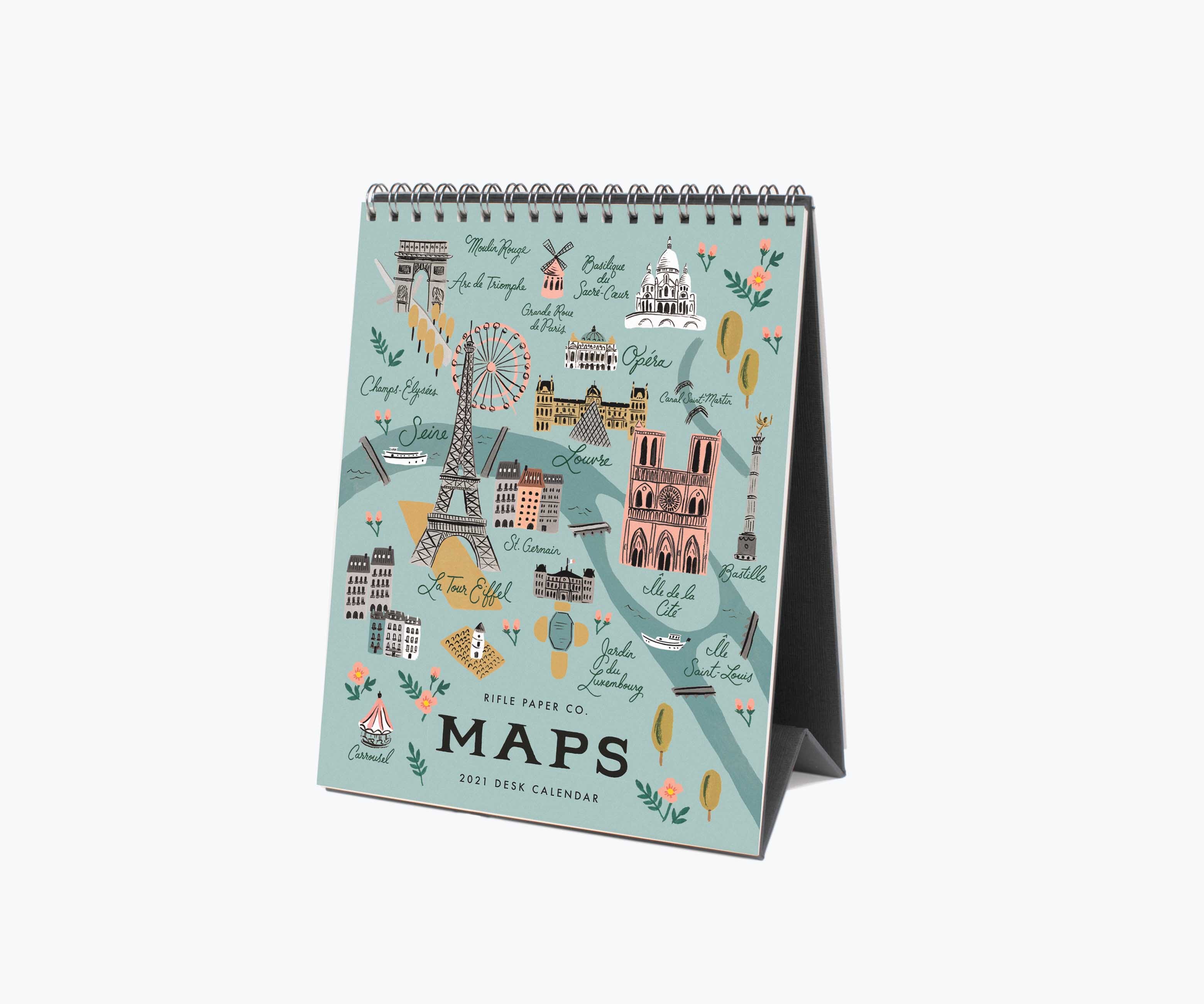 商品販売 - rifle paper co. デスクカレンダー2021 maps - 新座買蔵