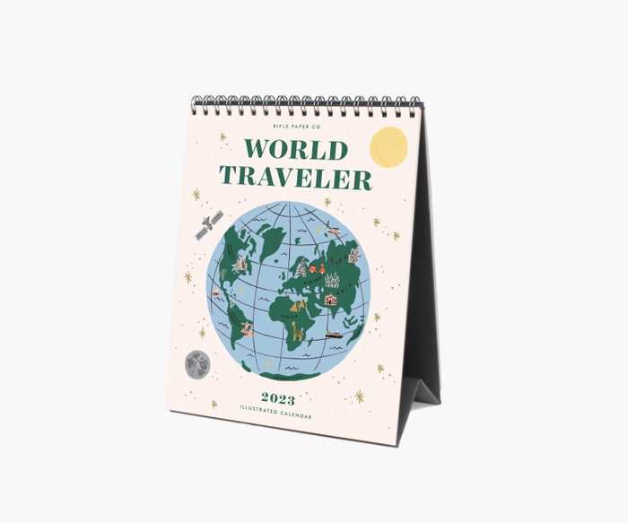 World Traveler 2023 Desk Calendar | Rifle Paper Co.