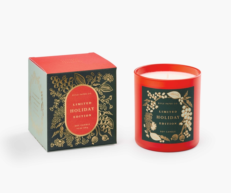 Holiday 9.5 oz Candle | Rifle Paper Co.