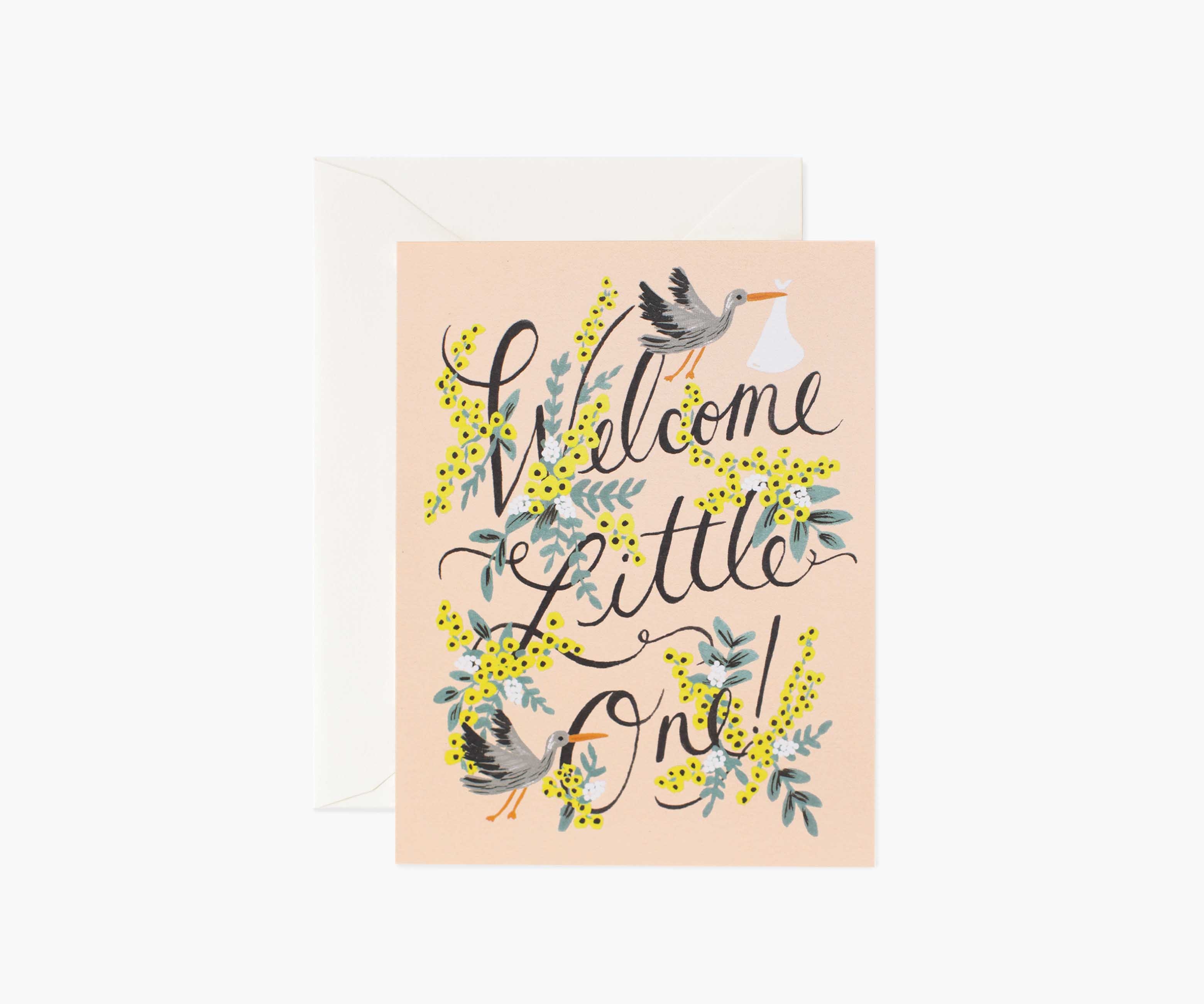 Welcome Little One Baby Card Rifle Paper Co