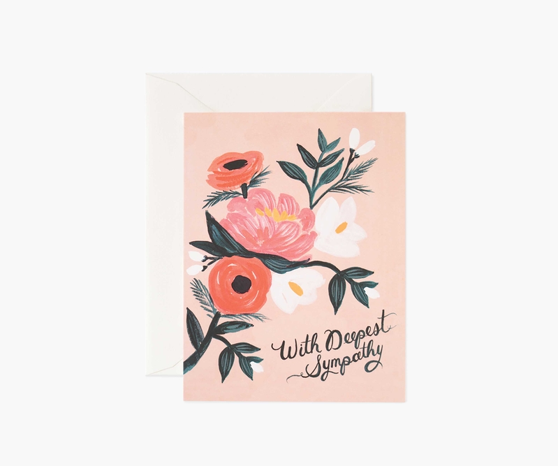 With Deepest Sympathy Sympathy Card | Rifle Paper Co.