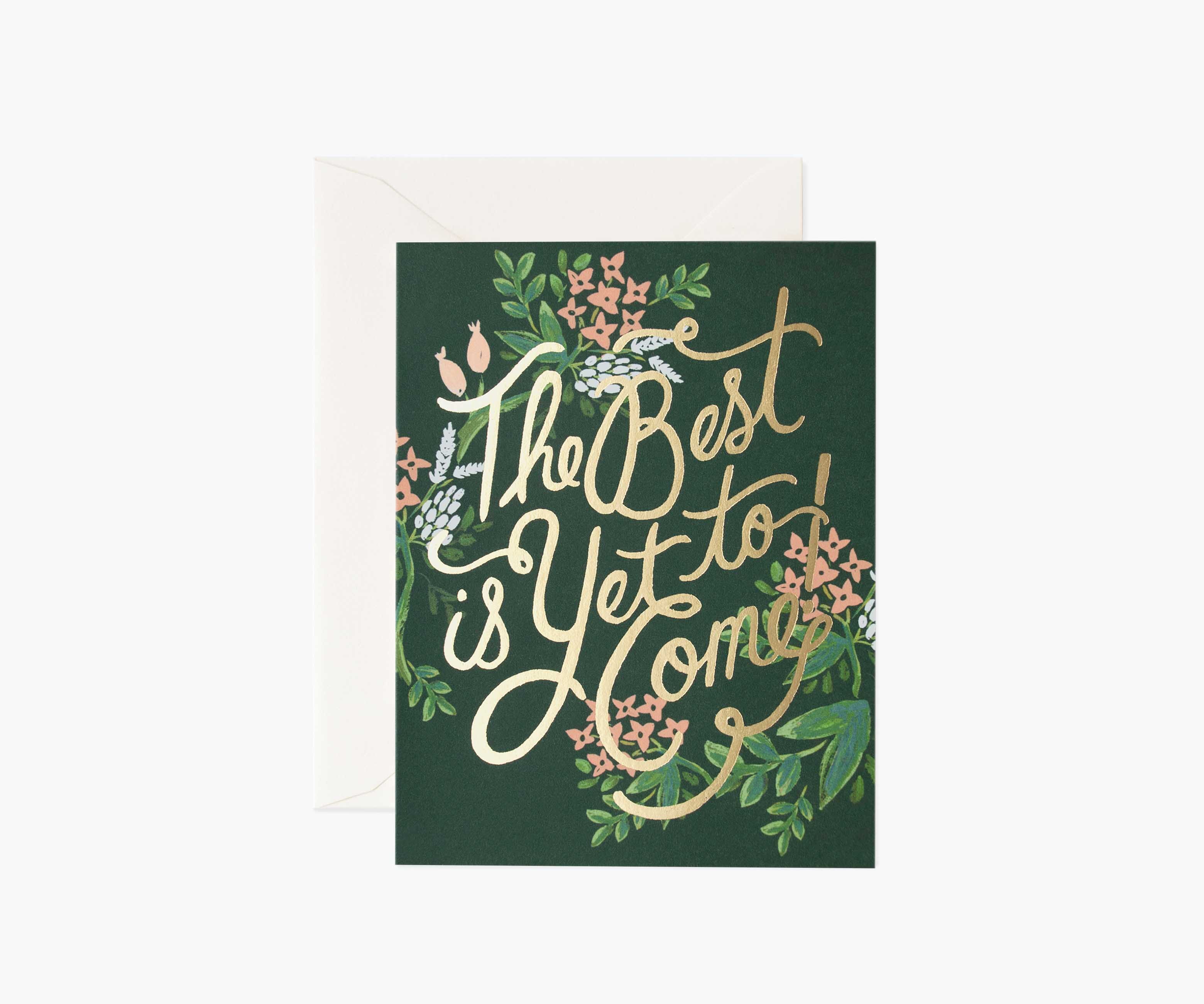 The Best Is Yet To Come Encouragement Card Rifle Paper Co.
