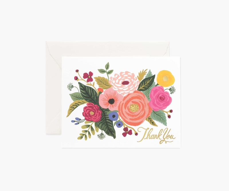Rifle Paper Co Juliet Rose Thank You – The Hub General Store