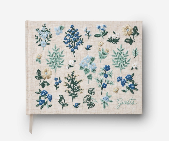 Wildwood Embroidered Guest Book | Rifle Paper Co.