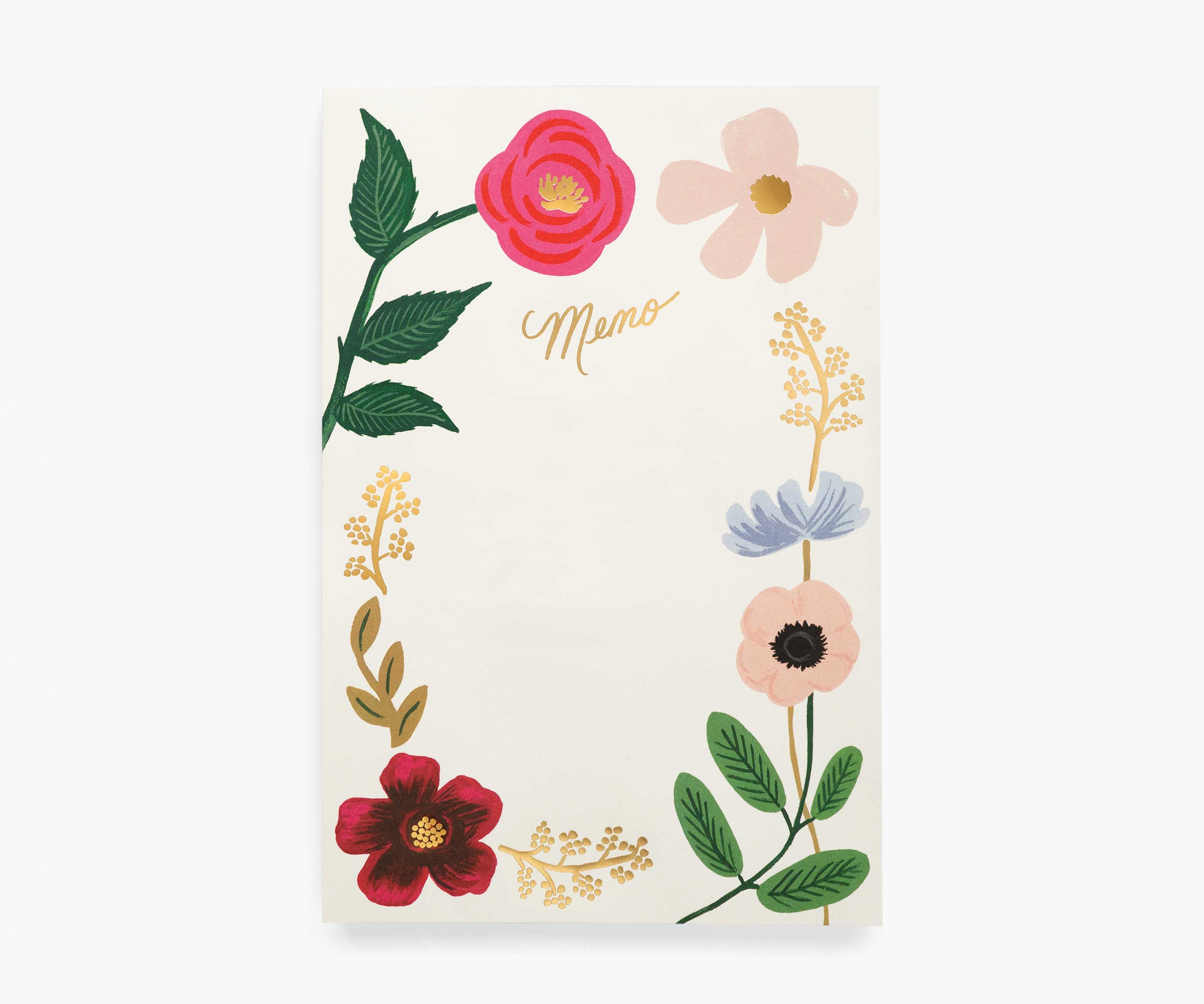 RIFLE PAPER CO. LARGE MEMO PAD - WEEKLY — Pickle Papers