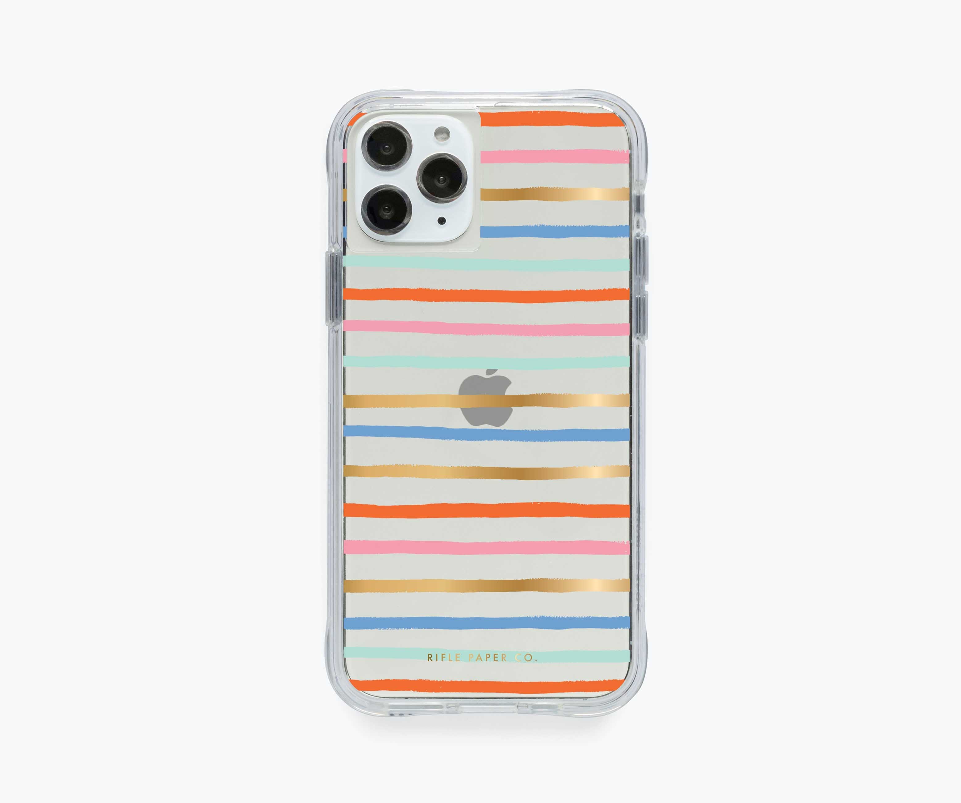 Clear Happy Stripes Iphone Case Rifle Paper Co