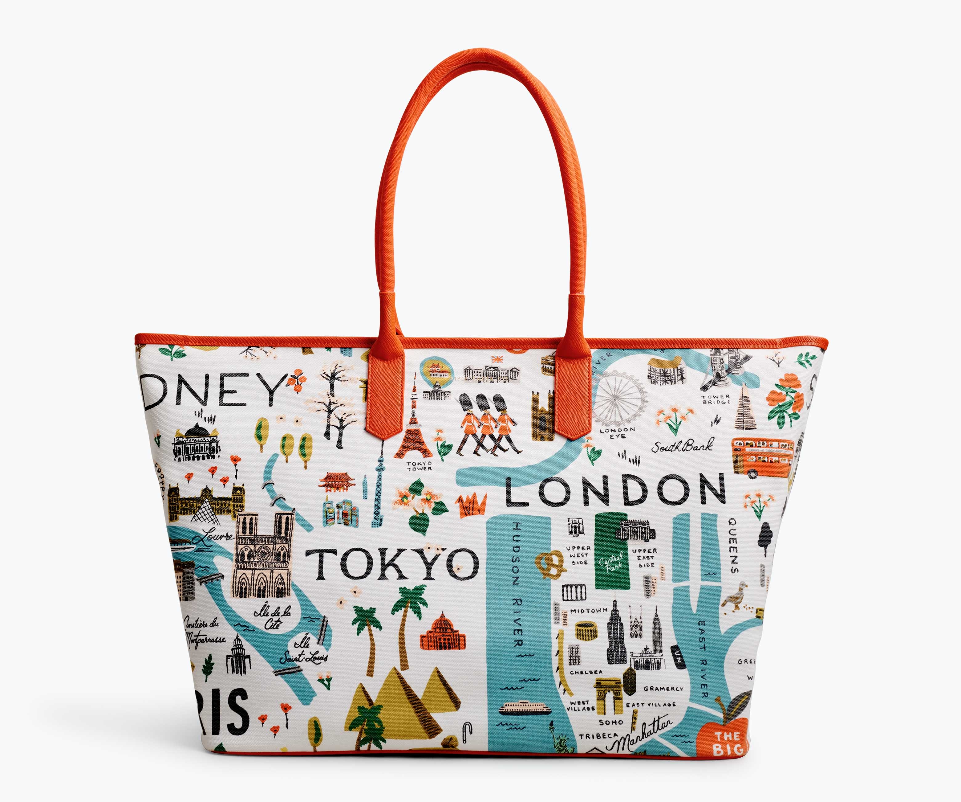 Bon Voyage Canvas Tote Bag Matching Travel Tote Bag Travel 