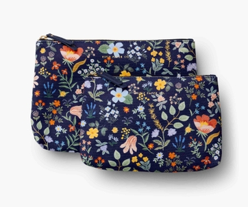 Rifle Paper Co. Embroidered Bramble Small Cosmetic Pouch
