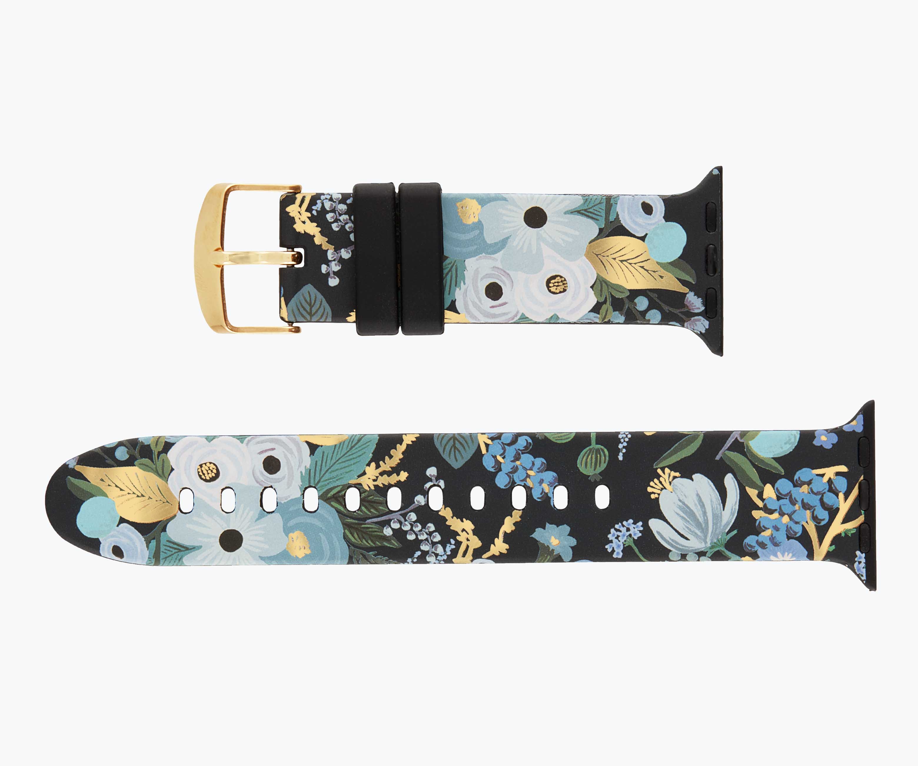 Rifle Paper Co. Garden Party Blue AirTag Clip Ring