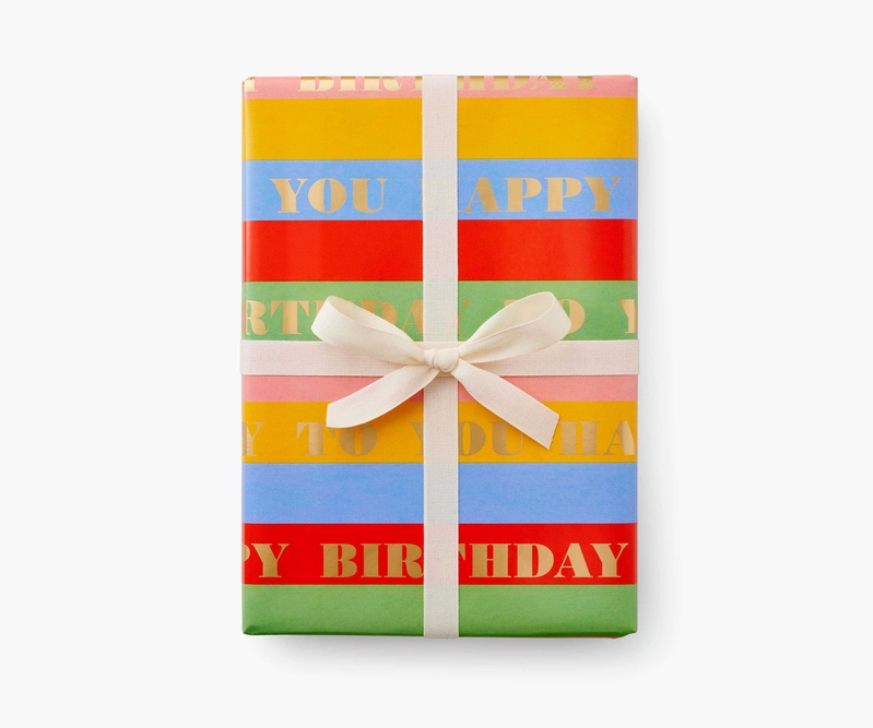 Birthday Wishes Wrapping Roll | Rifle Paper Co.