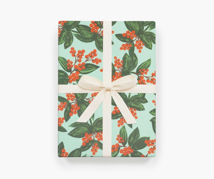 Winterberries Wrapping Sheets